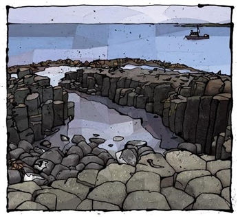 Basalt Columns, Chatham Islands
